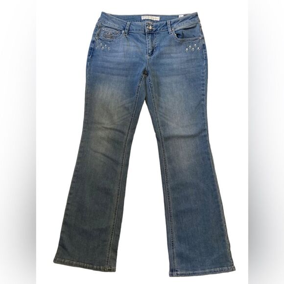 EST 1946 Embellished boot cut Jeans Size 8 - Picture 4 of 12